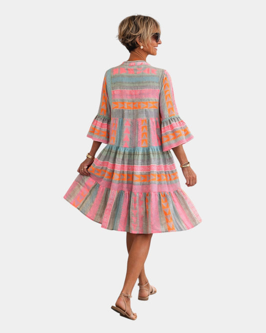 Amalia | Abito Midi Stampato