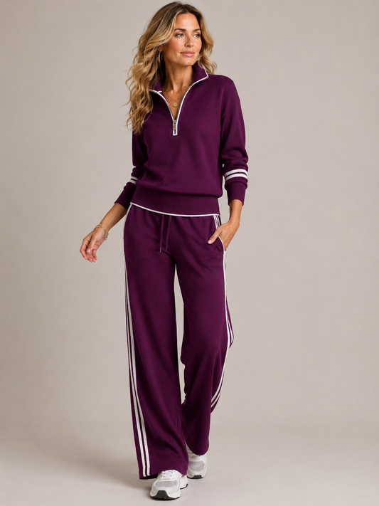 Serena | Completo con Maglione con Zip