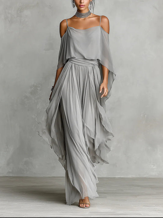 Paolina | Completo Leggero con Spalle Scoperte