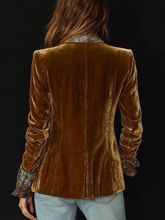 Marcellina | Blazer Patchwork Floreale Vintage