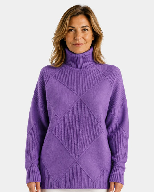 Lauren | Maglione di Lusso a Collo Alto