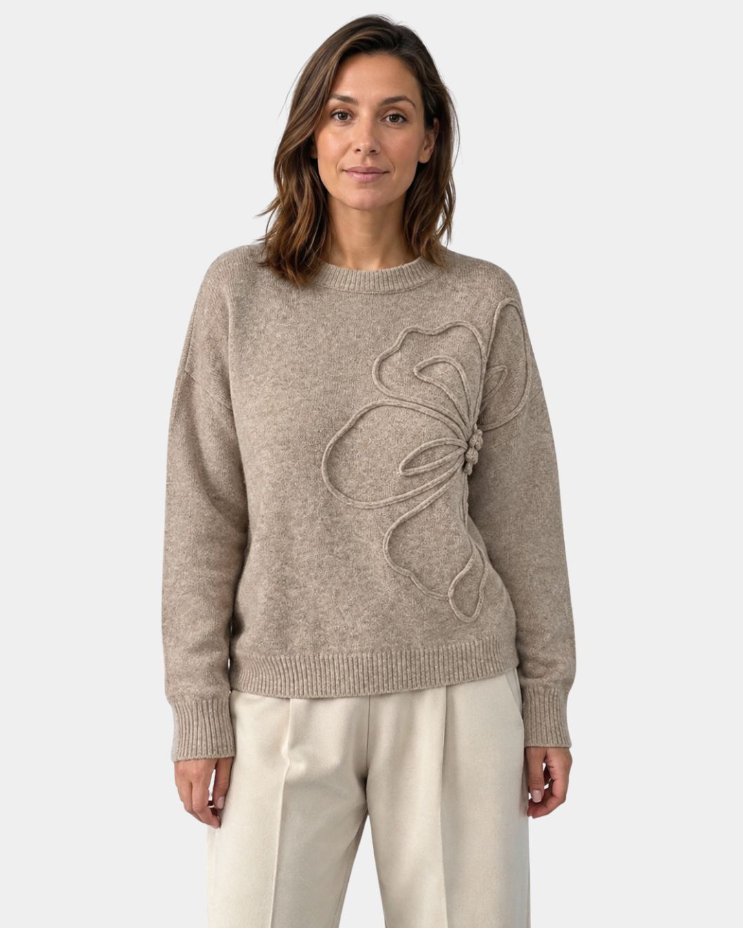 Alma | Maglione in Maglia a Fiori