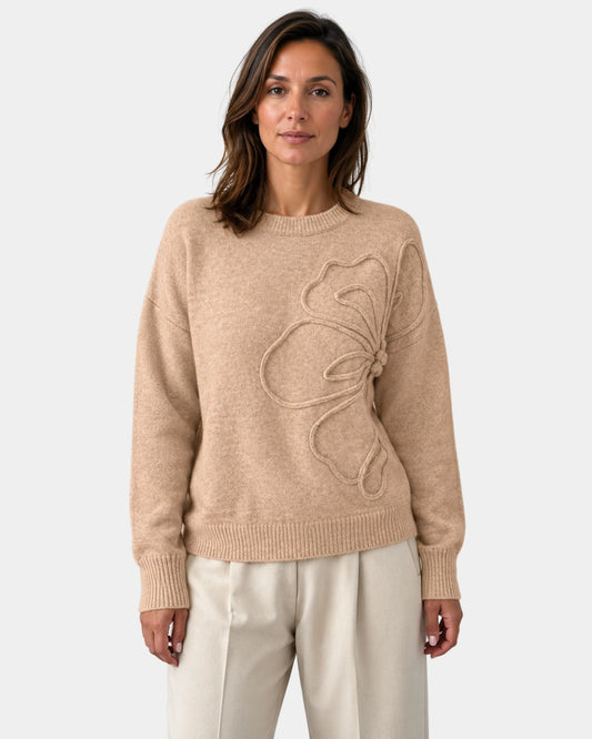 Alma | Maglione in Maglia a Fiori