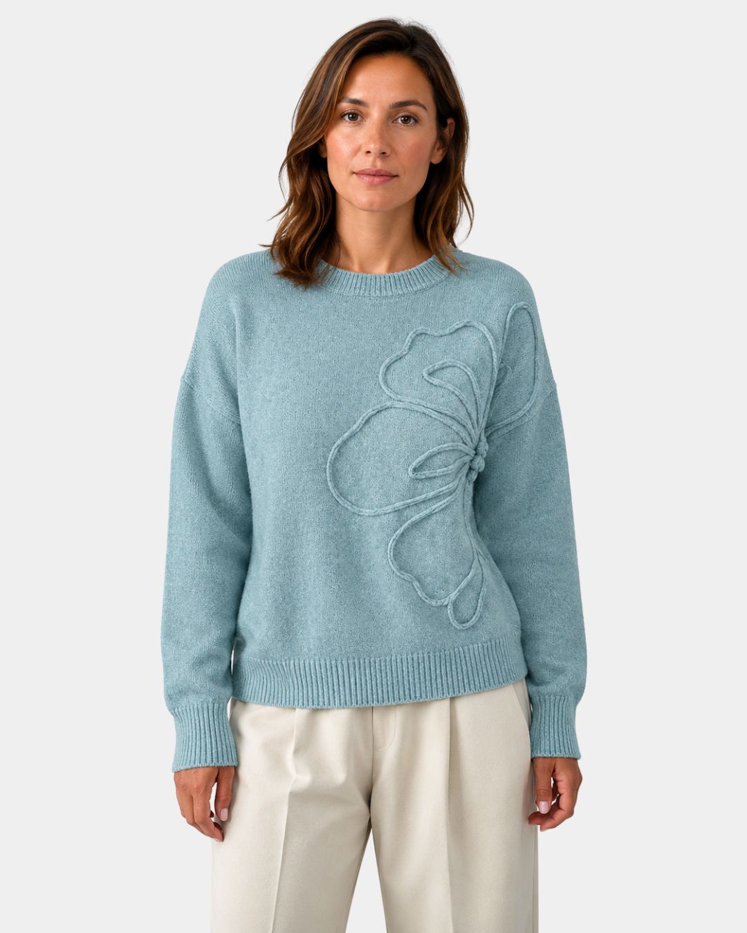 Alma | Maglione in Maglia a Fiori