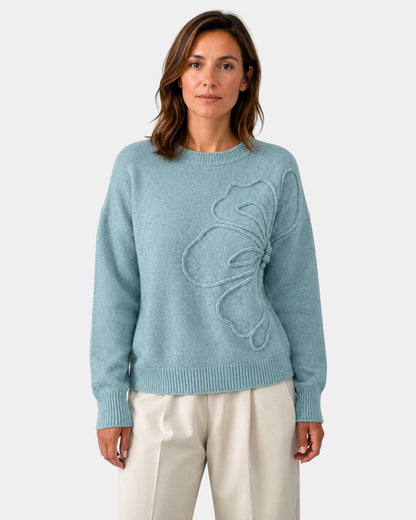 Alma | Maglione in Maglia a Fiori
