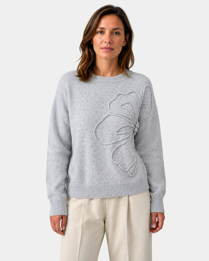 Alma | Maglione in Maglia a Fiori