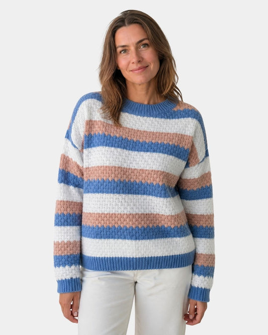 Camilla | Maglione Oversize Girocollo a Righe