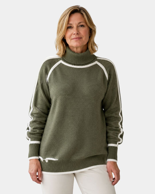 Chiara | Maglione Elegante a Collo Alto