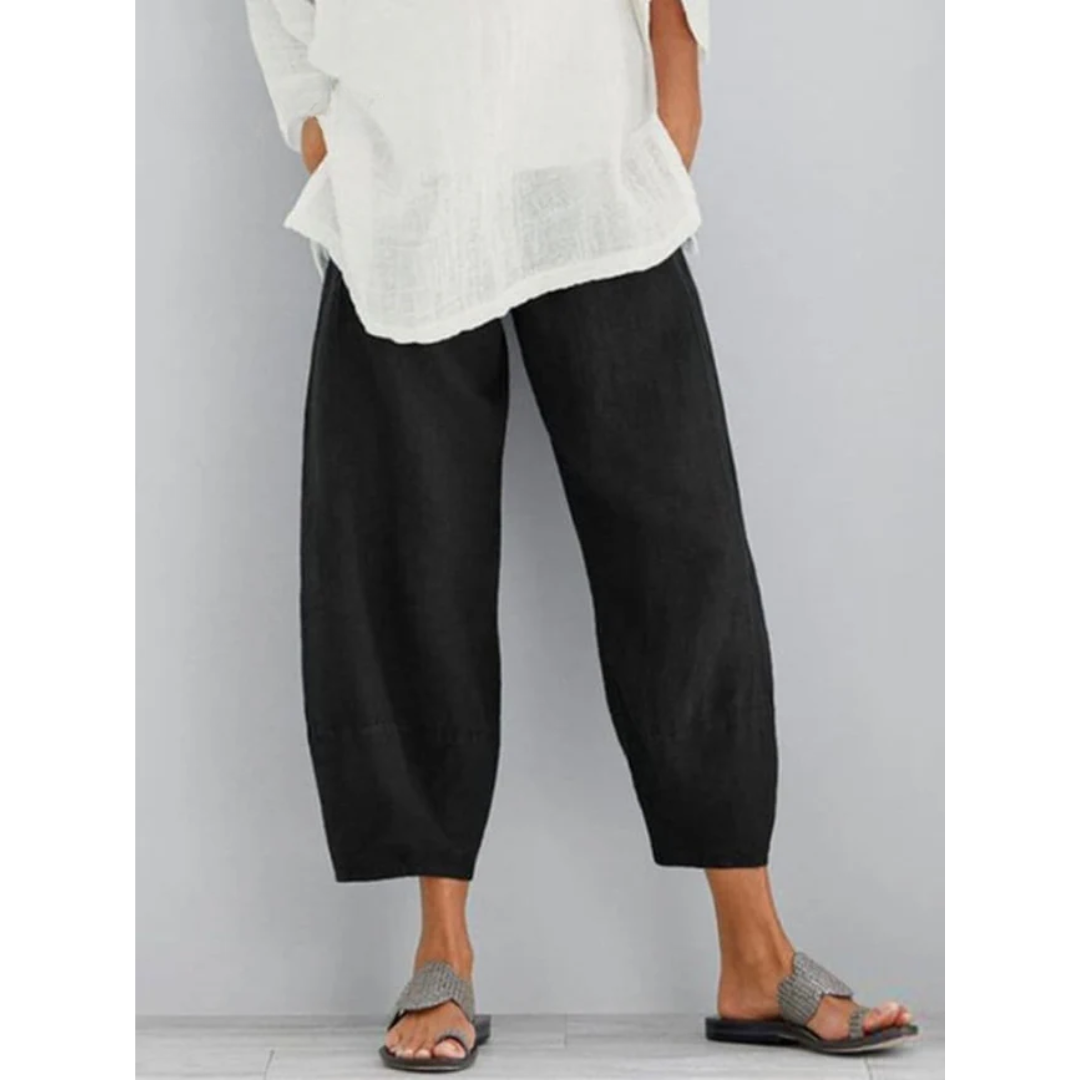 Elena | Pantaloni in Lino Eleganti e Comodi