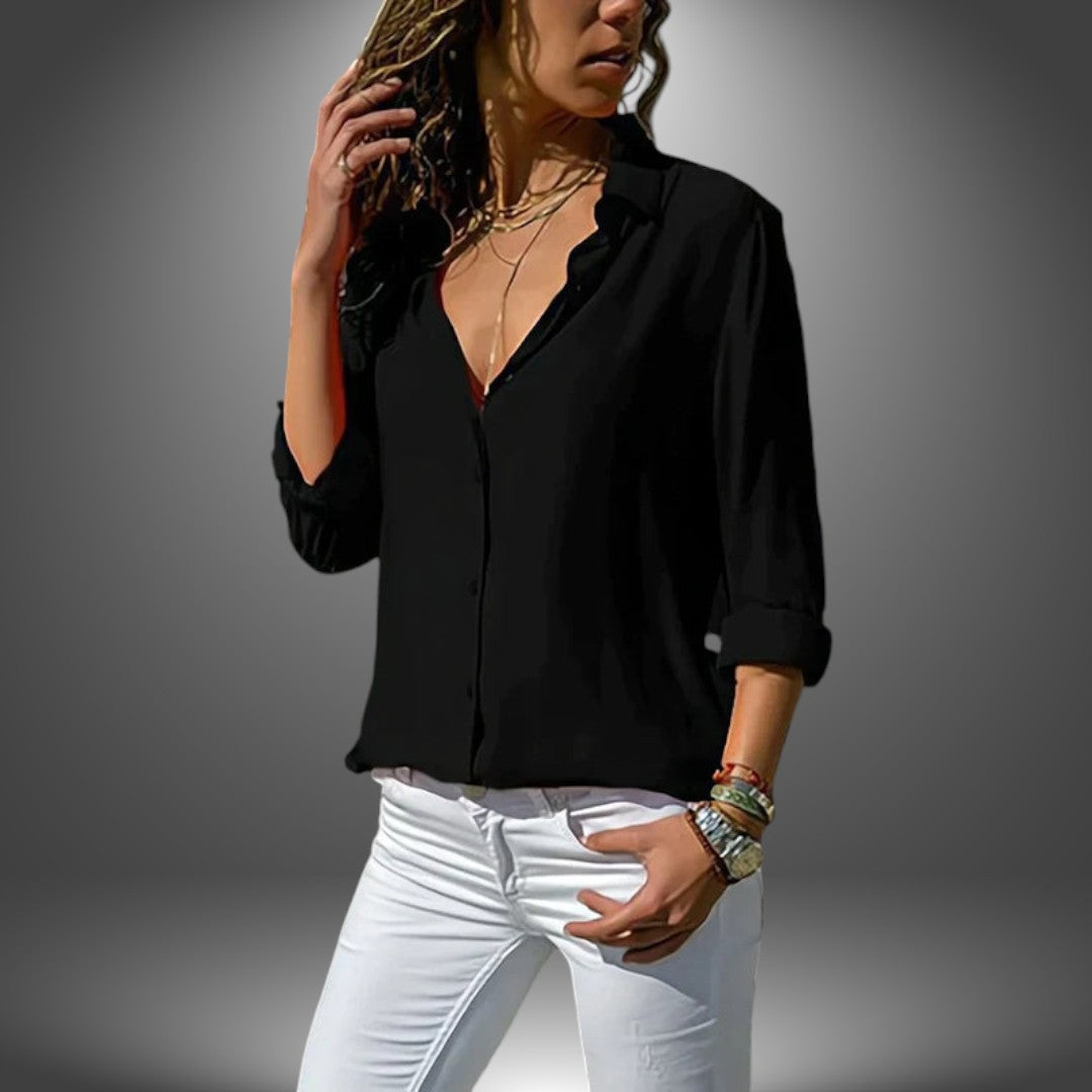 Valeria | Blusa Classica con Bottoni