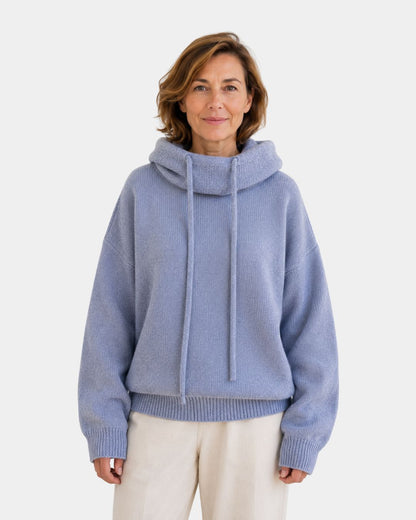 Maria | Maglione Accogliente con Collo Alto e Cappuccio