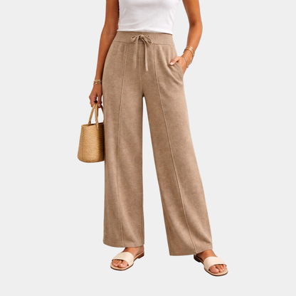 Eva | Pantaloni Effetto Lana