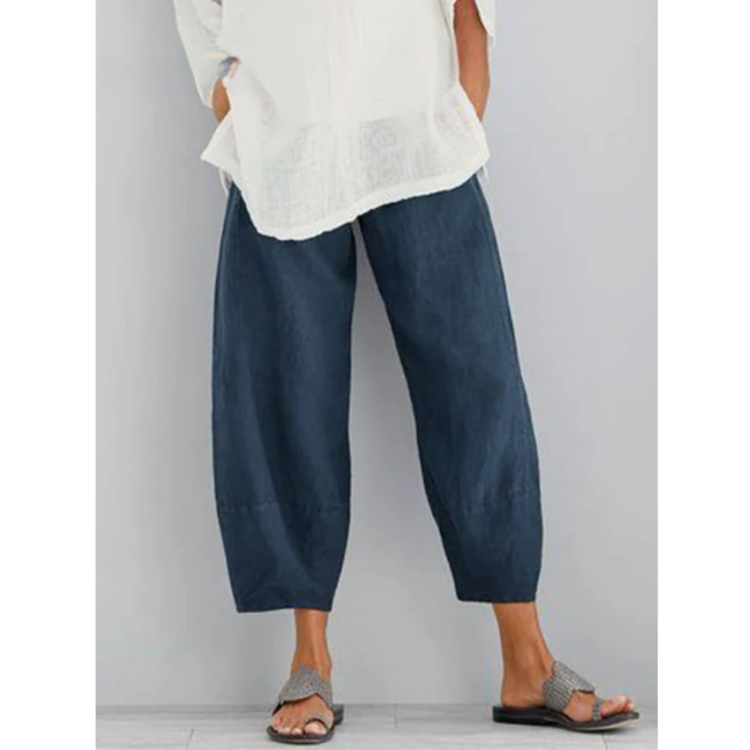 Elena | Pantaloni in Lino Eleganti e Comodi
