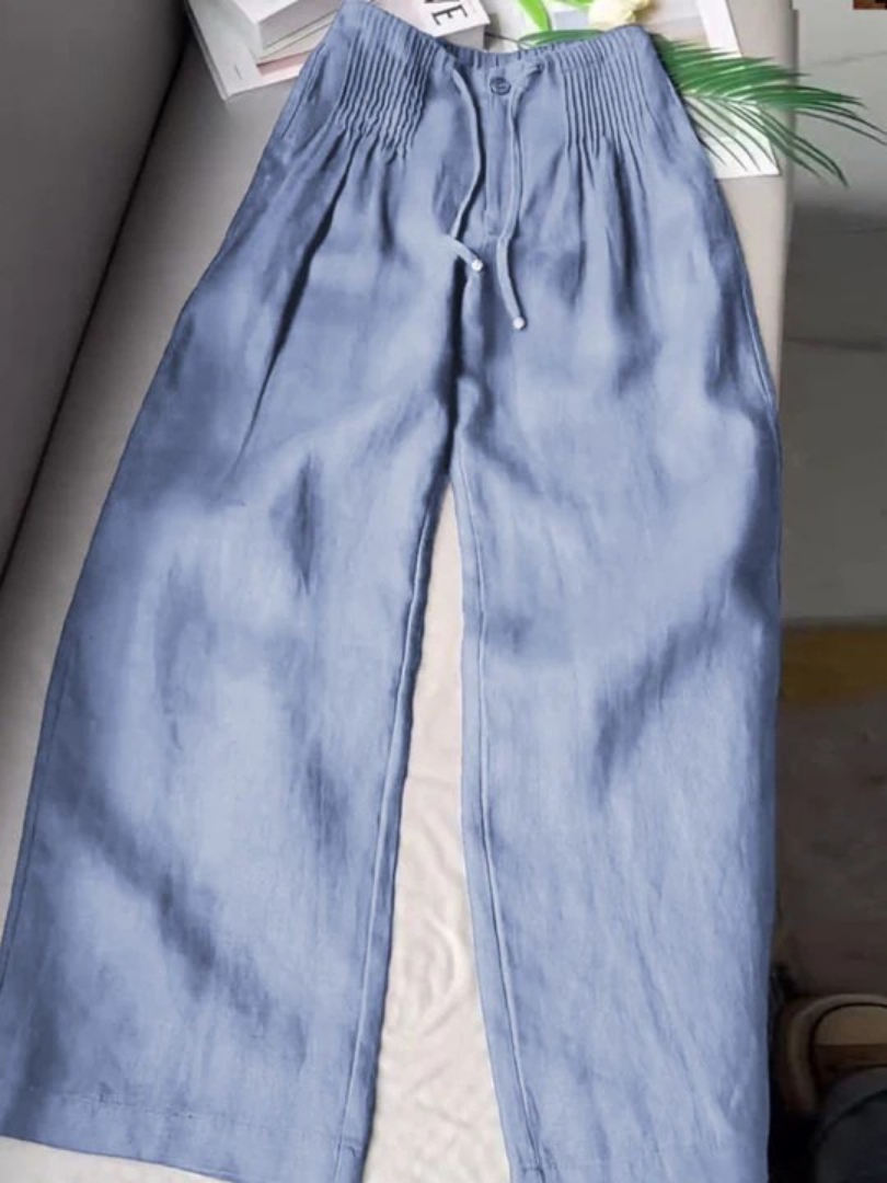 Isabella | Pantaloni Fluidi a Gamba Ampia