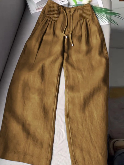 Isabella | Pantaloni Fluidi a Gamba Ampia