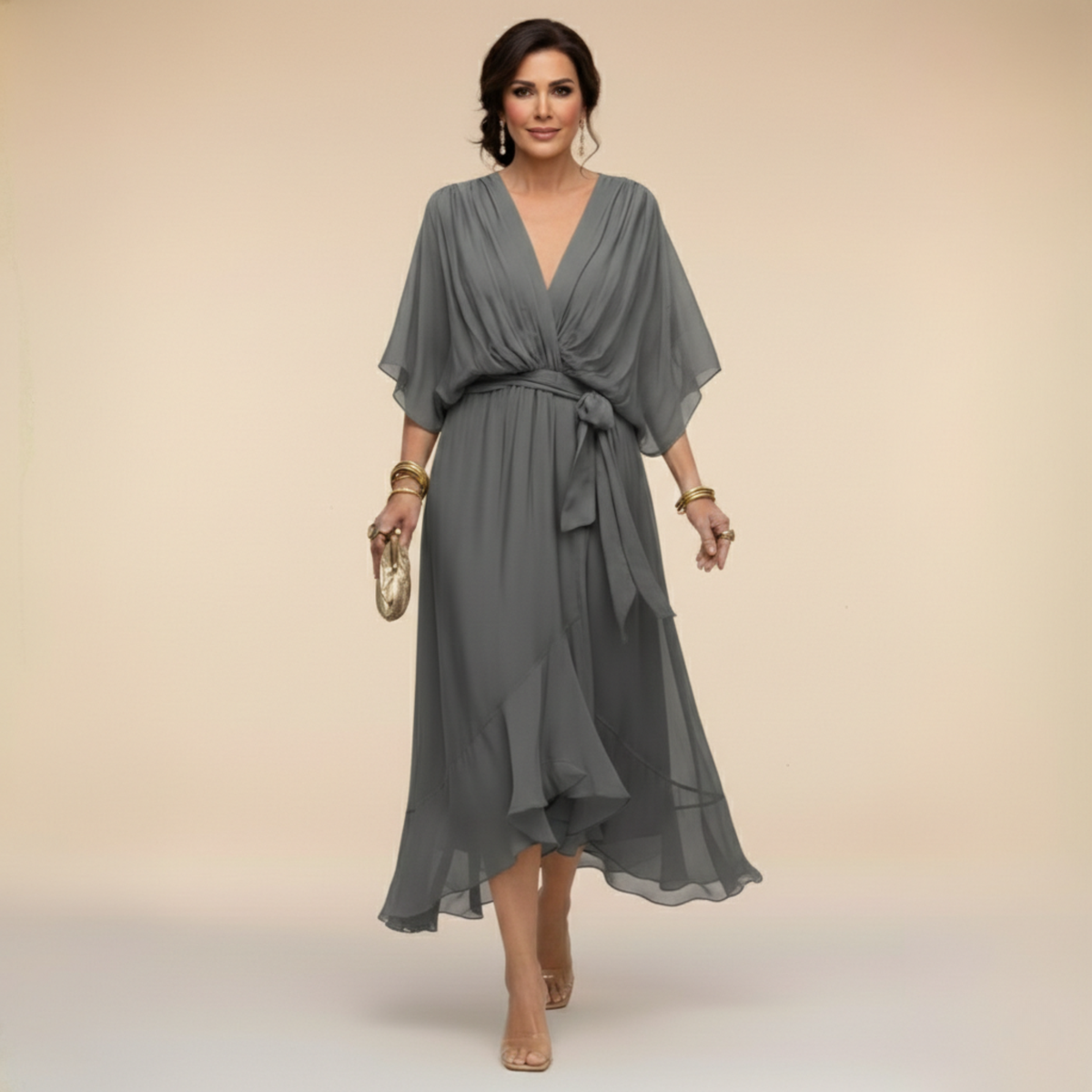 Monica | Abito con Scollo a V