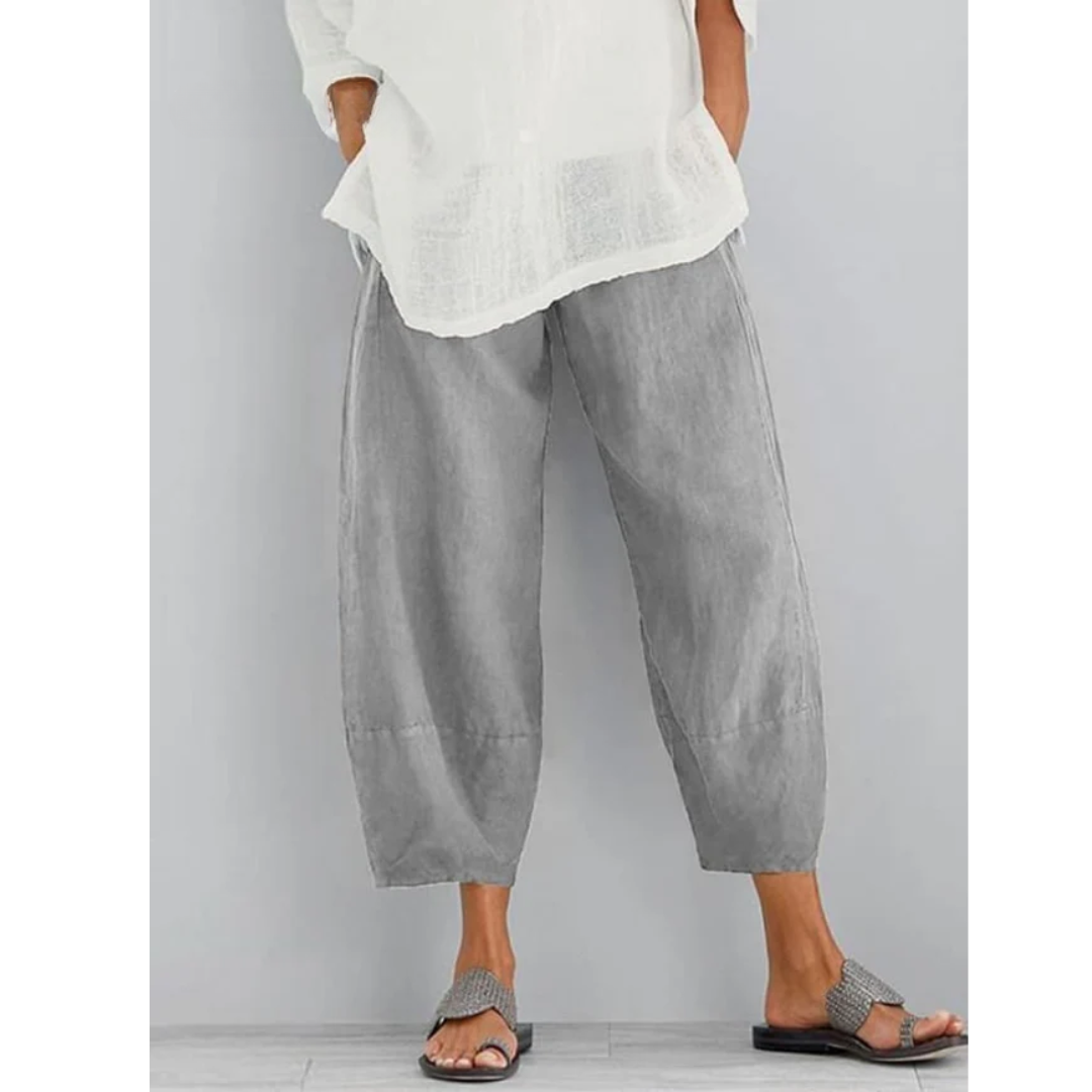 Elena | Pantaloni in Lino Eleganti e Comodi