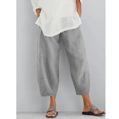 Elena | Pantaloni in Lino Eleganti e Comodi