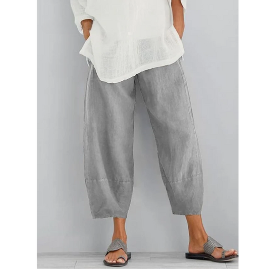 Elena | Pantaloni in Lino Eleganti e Comodi