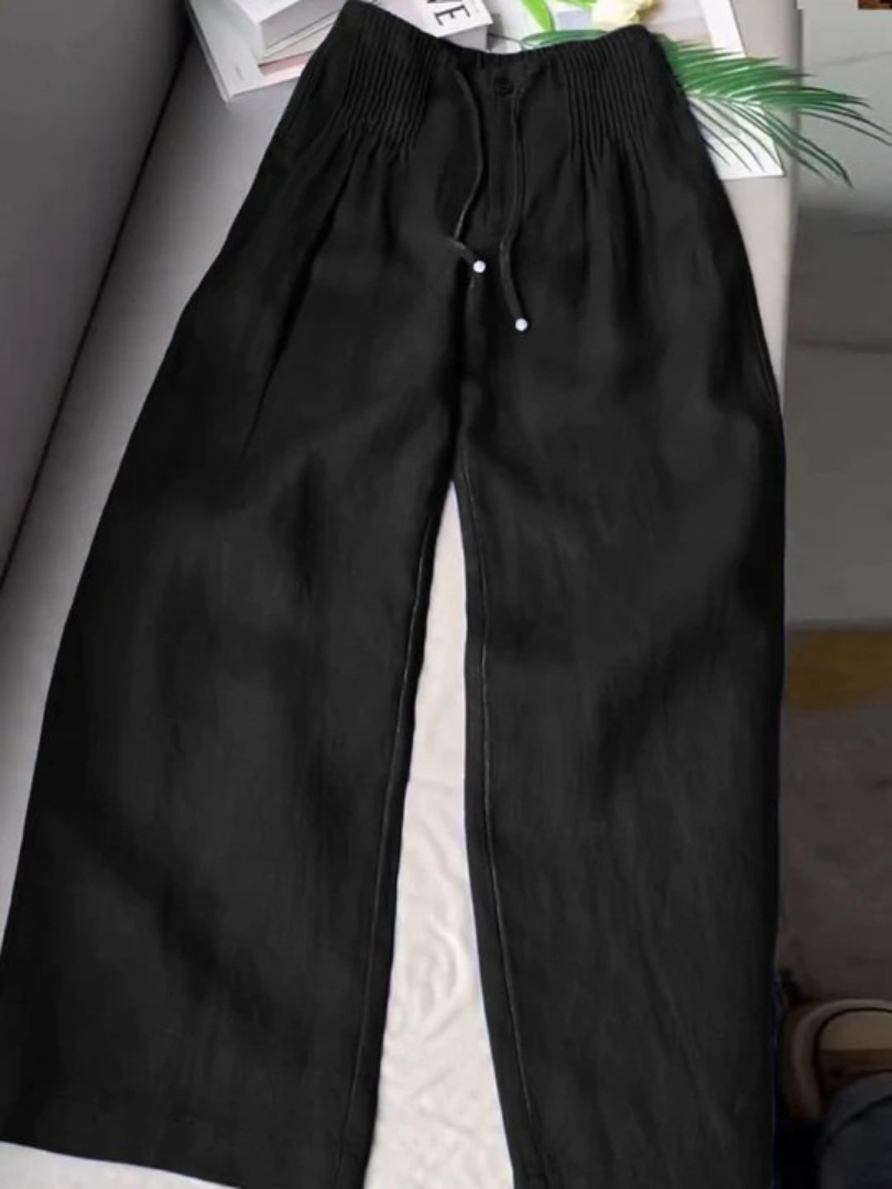 Isabella | Pantaloni Fluidi a Gamba Ampia
