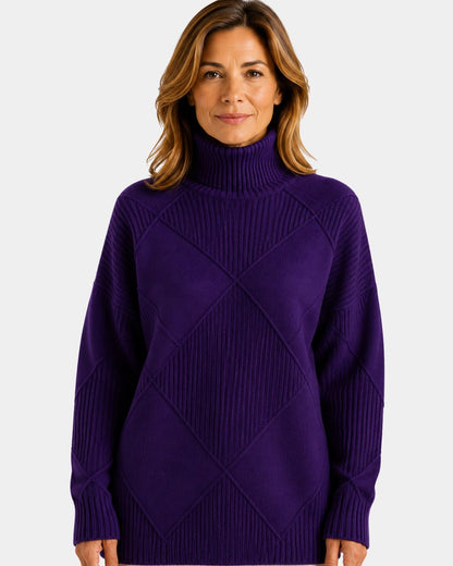 Lauren | Maglione di Lusso a Collo Alto
