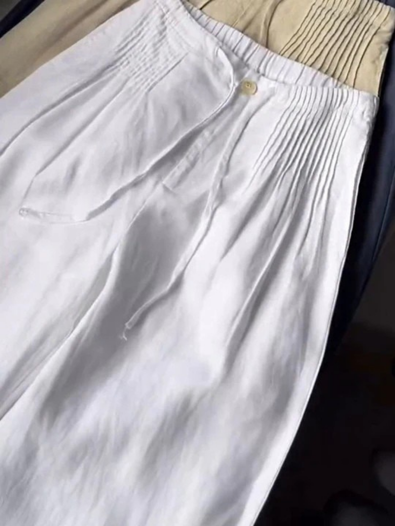 Isabella | Pantaloni Fluidi a Gamba Ampia