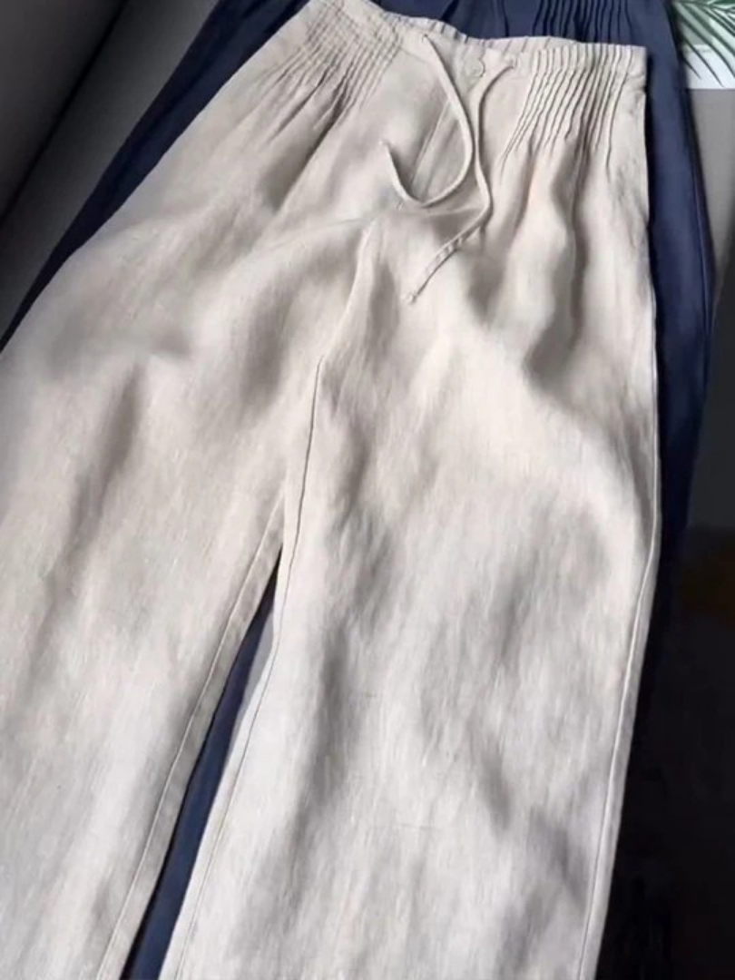 Isabella | Pantaloni Fluidi a Gamba Ampia