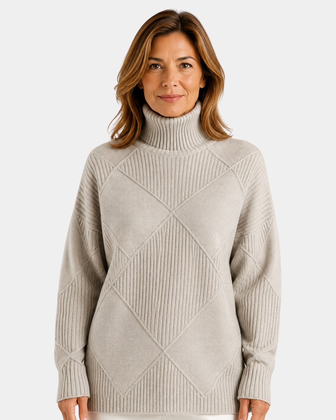 Lauren | Maglione di Lusso a Collo Alto