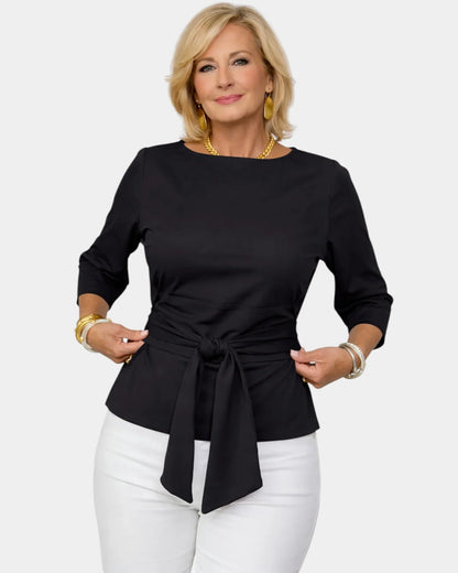 Sara | Top Elegante con Fiocco