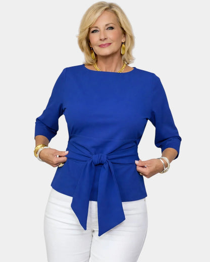 Sara | Top Elegante con Fiocco