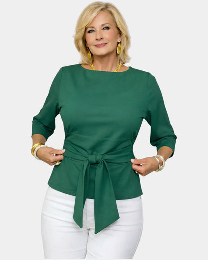 Sara | Top Elegante con Fiocco