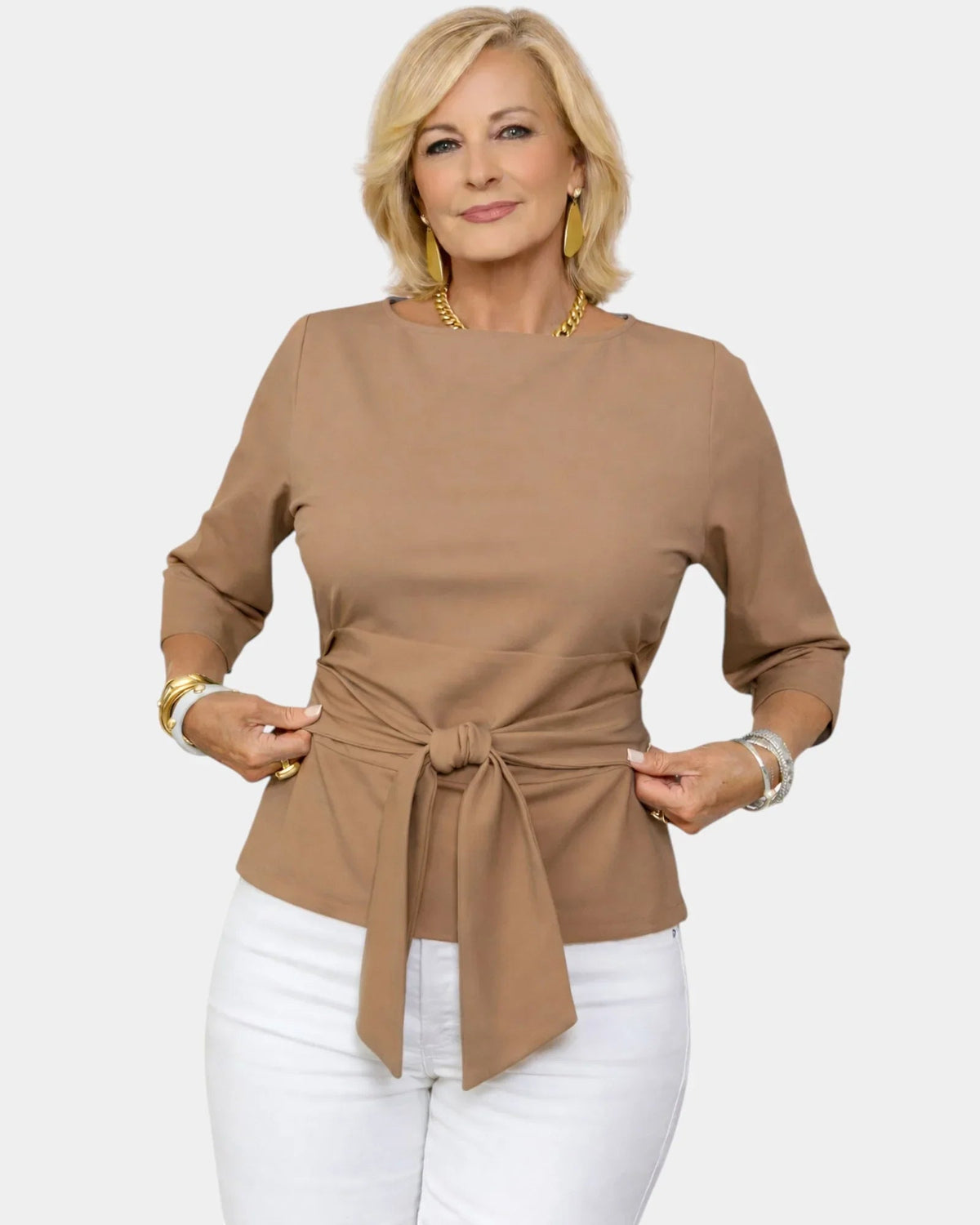 Sara | Top Elegante con Fiocco