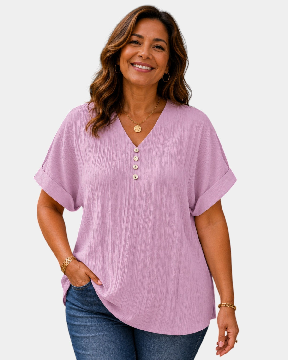Alvina | Blusa con Scollo a V