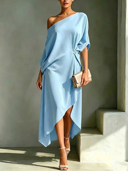 Camilla | Abito Elegante Asimmetrico