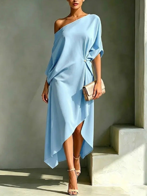 Camilla | Abito Elegante Asimmetrico