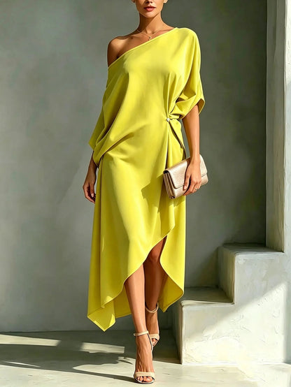 Camilla | Abito Elegante Asimmetrico