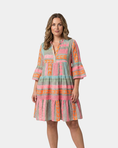 Amalia | Abito Midi Stampato