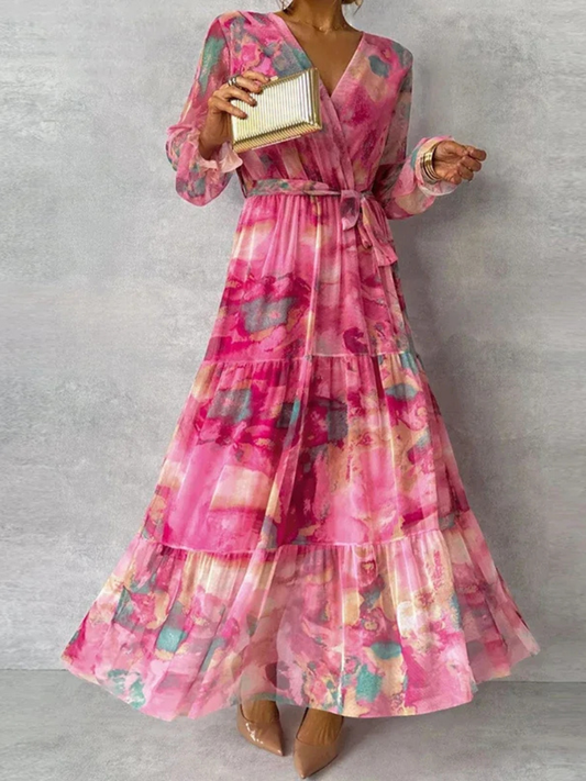 Sofia | Abito Elegante con Stampa Floreale
