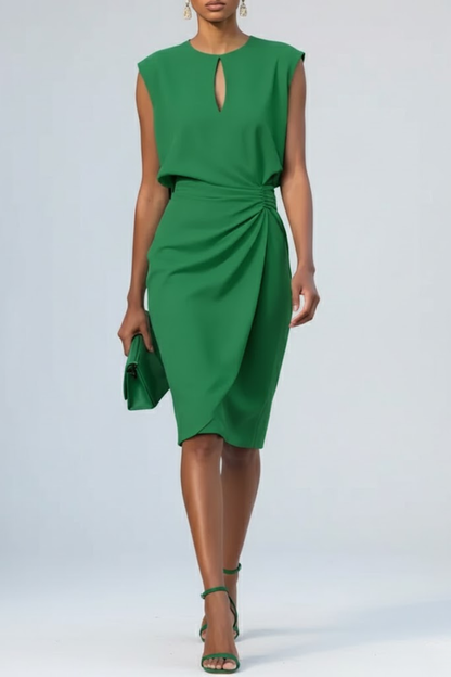 Eloisa | Abito Midi Drappeggiato