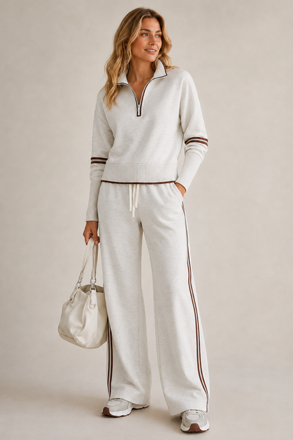 Serena | Completo con Maglione con Zip