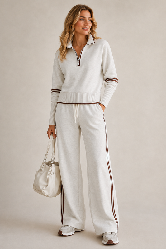 Serena | Completo con Maglione con Zip