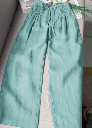 Isabella | Pantaloni Fluidi a Gamba Ampia