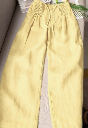 Isabella | Pantaloni Fluidi a Gamba Ampia