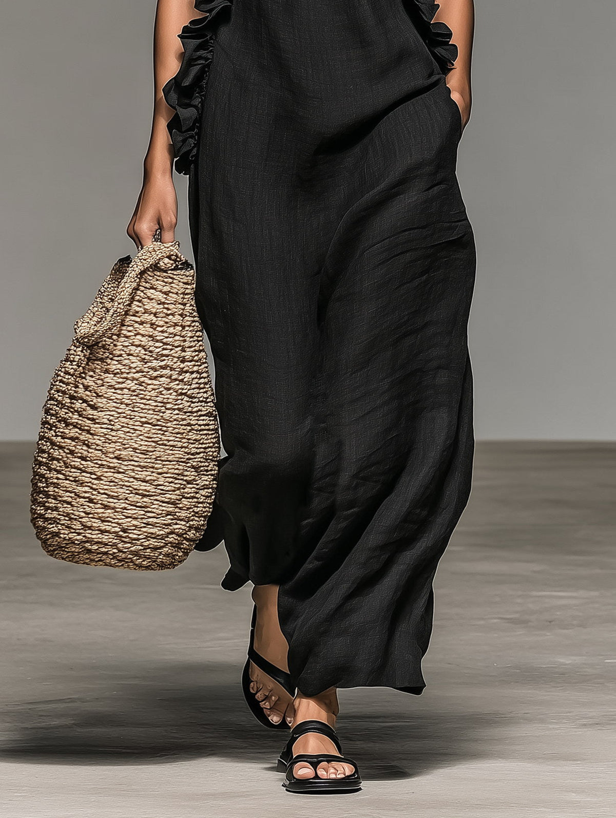 Edvige | Abito Lungo con Tasche