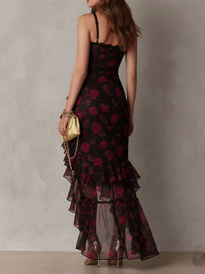 Luciana | Abito Midi Boho Floreale