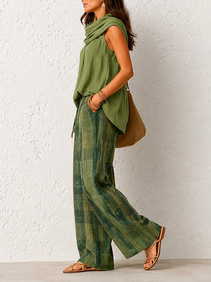 Completo Anna Naturale | Comfort Casual ed Eleganza Artigianale