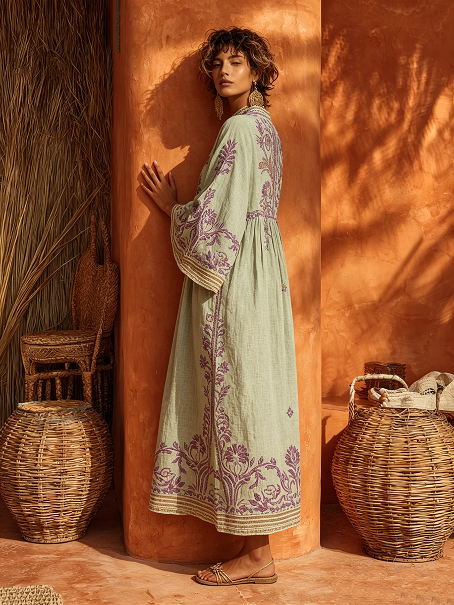 Celestina | L’Abito Boho Ricamato dal Fascino Mediterraneo